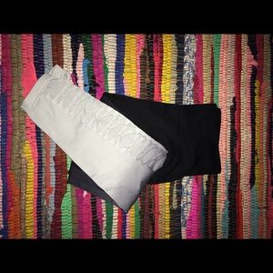 PINK VICTORIA SECRET GRAY OMBRÉ LEGGINGS